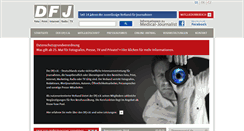 Desktop Screenshot of dfj-ev.de